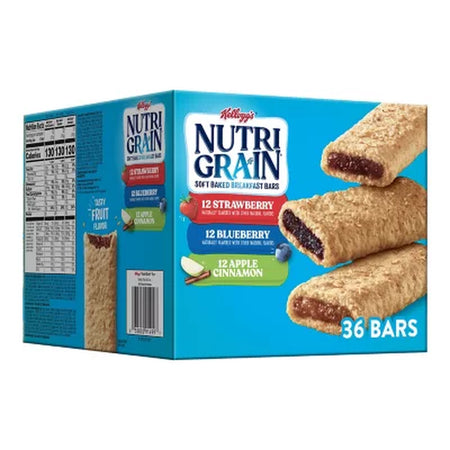 Nutri-Grain Bars Variety Pack, 1.3 Oz., 36 Pk.