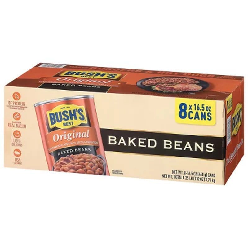 Bush'S Original Baked Beans, 16.5 Oz, 8 Ct.