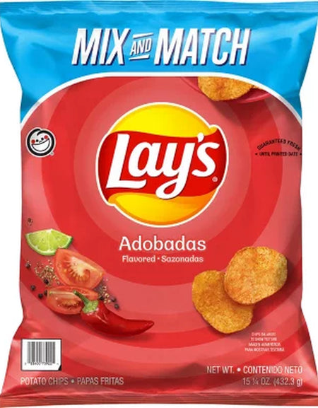 Lay'S Adobadas Flavored Potato Chips, 15.25 Oz.