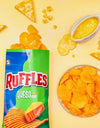 Ruffles Queso Cheese Flavored Potato Chips, 15.125 Oz.