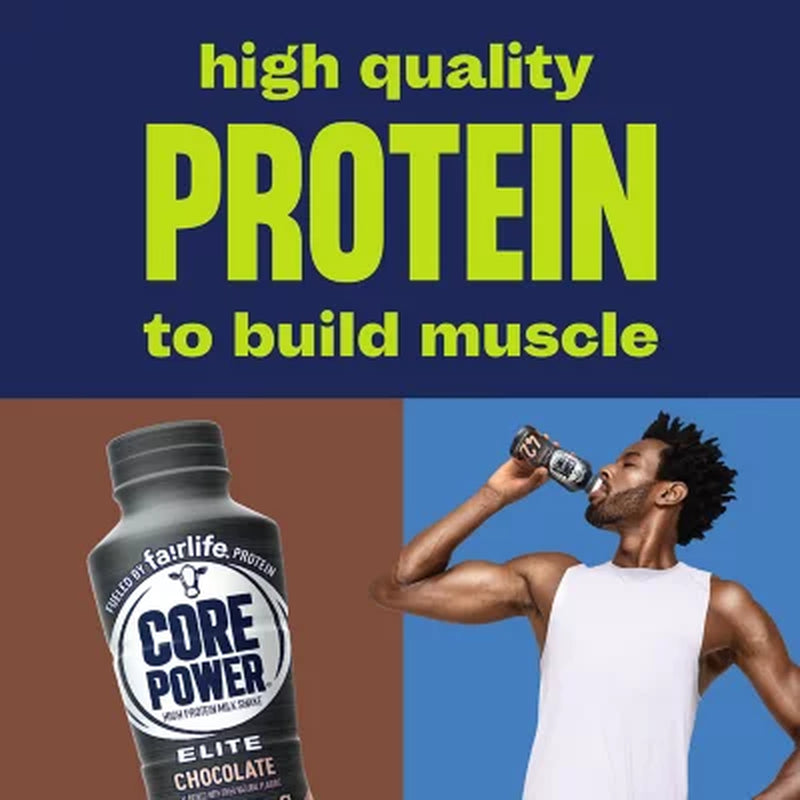 Fairlife Core Power Elite 42G Protein Shake, Chocolate, 14 Fl. Oz., 10 Pk.