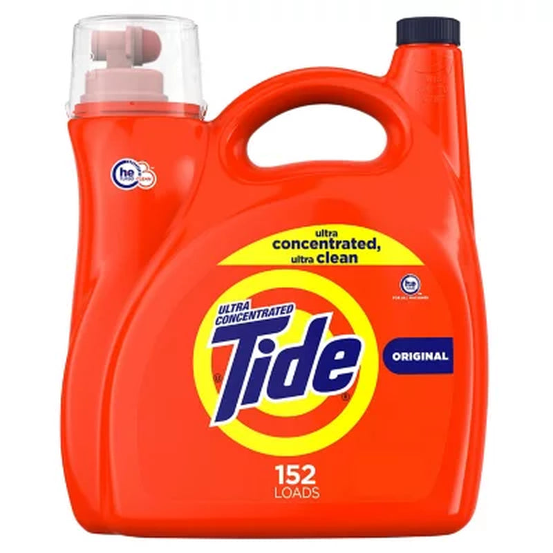 Tide Liquid Laundry Detergent, Original, 152 Loads, 170 Fl. Oz.