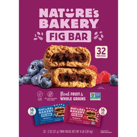 Nature'S Bakery Fig Bars, Variety Pack, 2 Oz., 32 Ct.