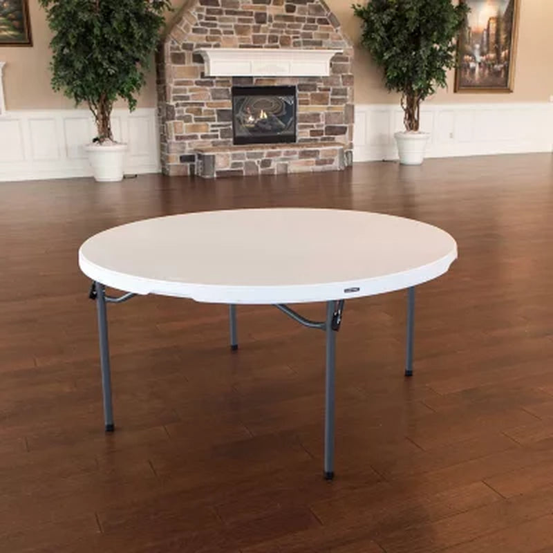 Lifetime 60" round Commercial Grade Nesting Folding Table, Choose Color