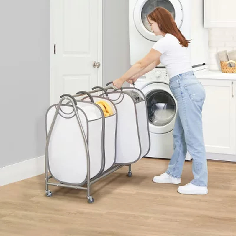 Triple Laundry Hamper Sorter by Neatfreak