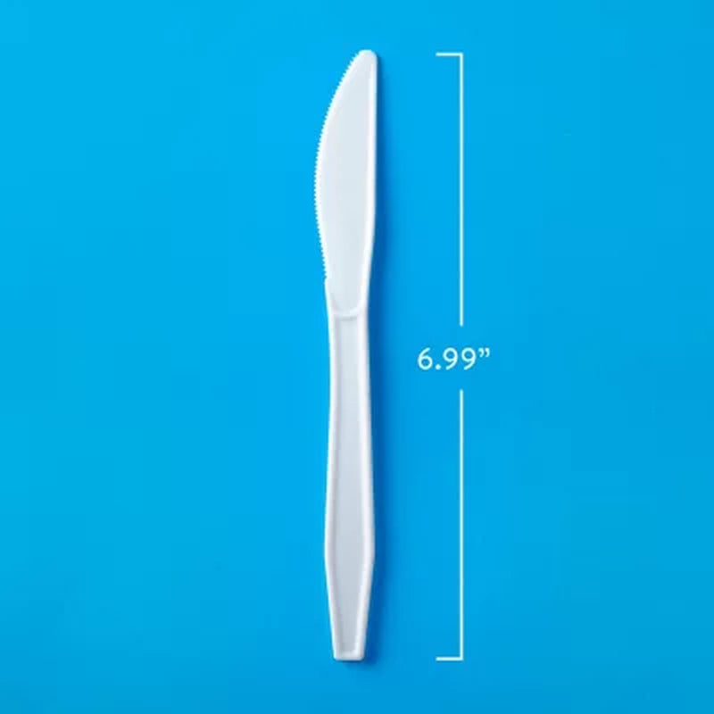 Member'S Mark White Plastic Knives, Heavyweight, 600 Ct.