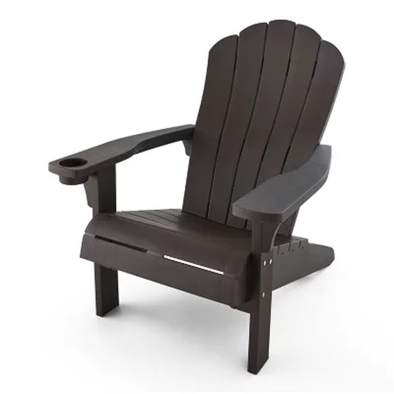 Keter Everest Adirondack Chair with Integrated Cupholder