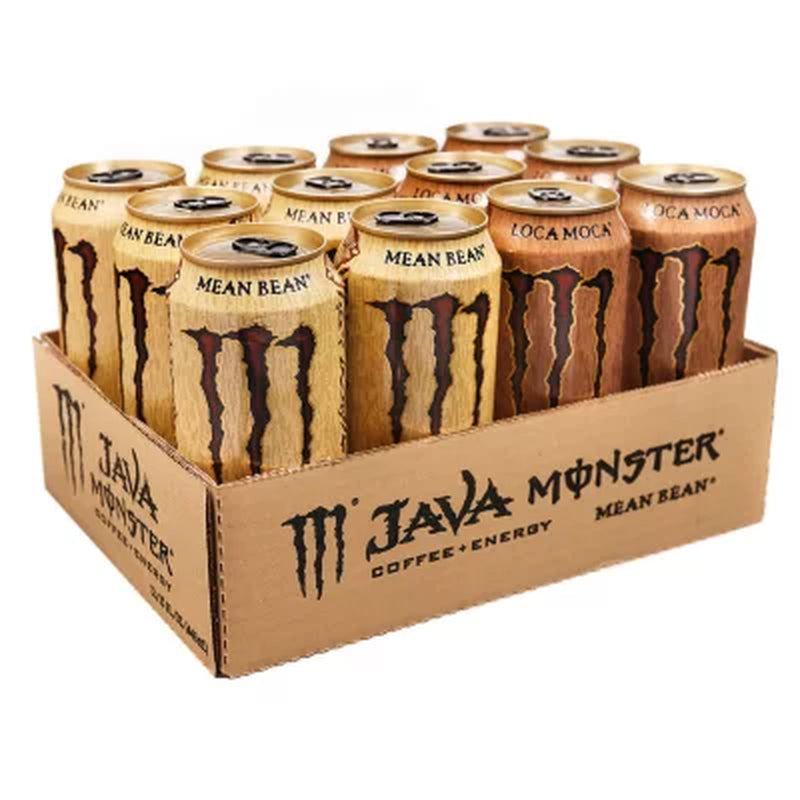 Monster Energy Java Variety Pack 15 Oz., 12 Pk.