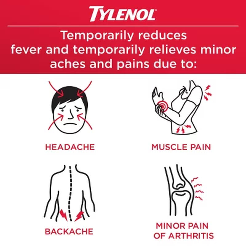 Tylenol 8-Hr. Arthritis Pain Extended Release Caplets, 650 Mg Acetaminophen, 290 Ct.