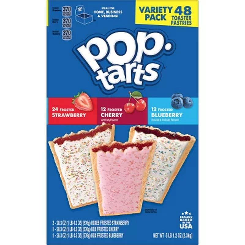 Pop-Tarts Frosted Variety Pack, 48 Ct.