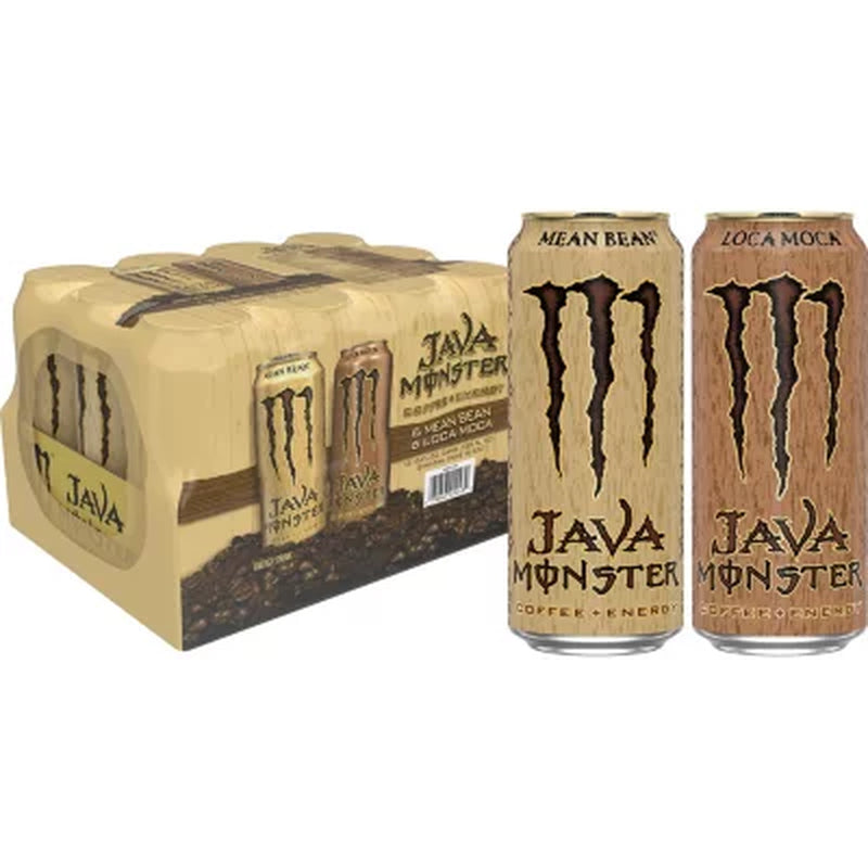 Monster Energy Java Variety Pack 15 Oz., 12 Pk.