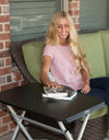 Lifetime 30" Light Commercial Personal Table, Black